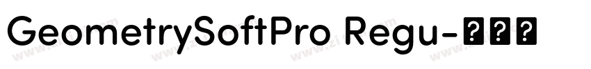 GeometrySoftPro Regu字体转换